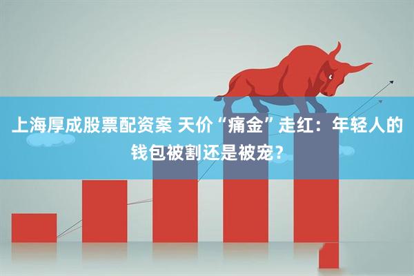 上海厚成股票配资案 天价“痛金”走红：年轻人的钱包被割还是被宠？